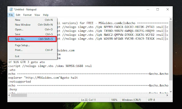windows 10 activator txt